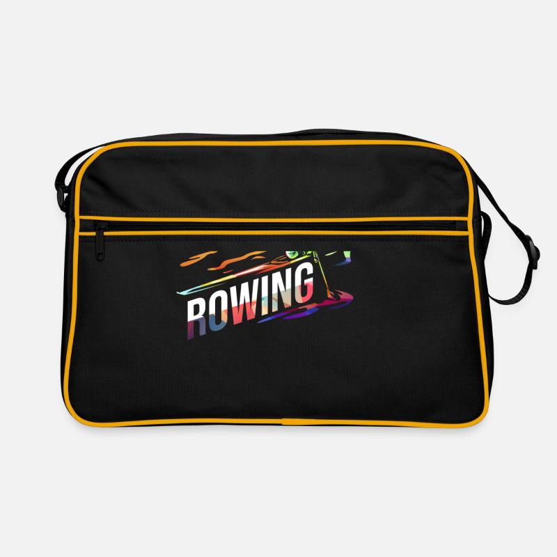 Aviron - Sac Retro - noir/or