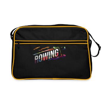 Aviron - Sac Retro - noir/or - Devant