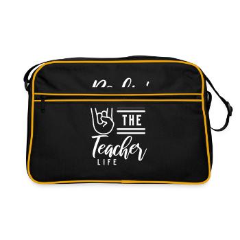 teacher - Retro Bag - black/gold - Front