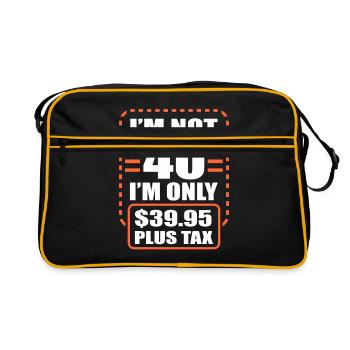 40e anniversaire - Sac Retro - noir/or - Devant