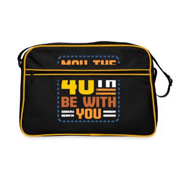 40e anniversaire - Sac Retro - noir/or - Devant