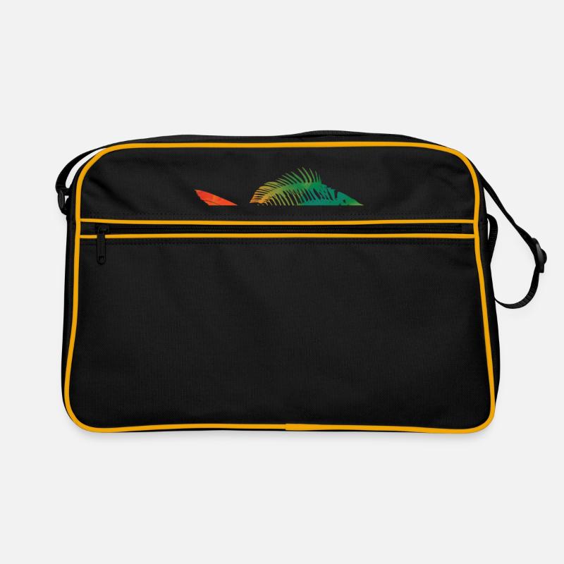 Fischen Retro Tasche