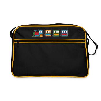 Train - Sac Retro - noir/or - Devant