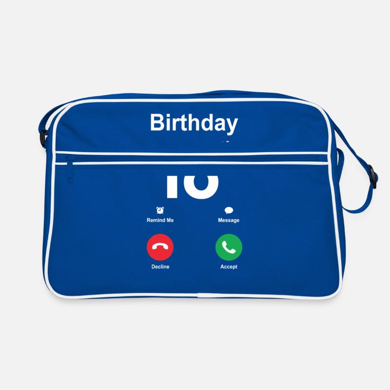 18. Geburtstag Retro Tasche
