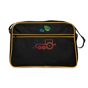 Train - Sac Retro - noir/or - Devant