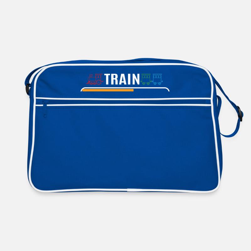 Train trains model railway railway gift Retro Bag
