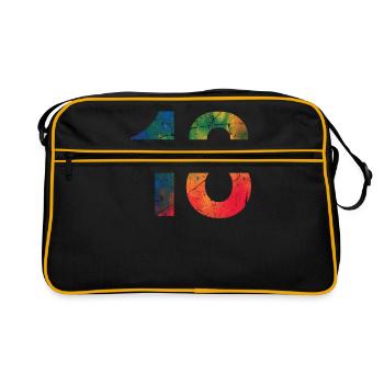 18th birthday - Retro Bag - black/gold - Front
