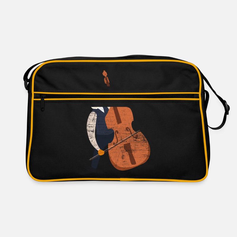 Cadeau chat contrebasse Sac Retro