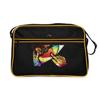 Interior designer - Retro Bag - black/gold - Front