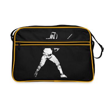 Escrime - Sac Retro - noir/or - Devant