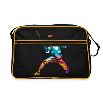 Escrime - Sac Retro - noir/or - Devant