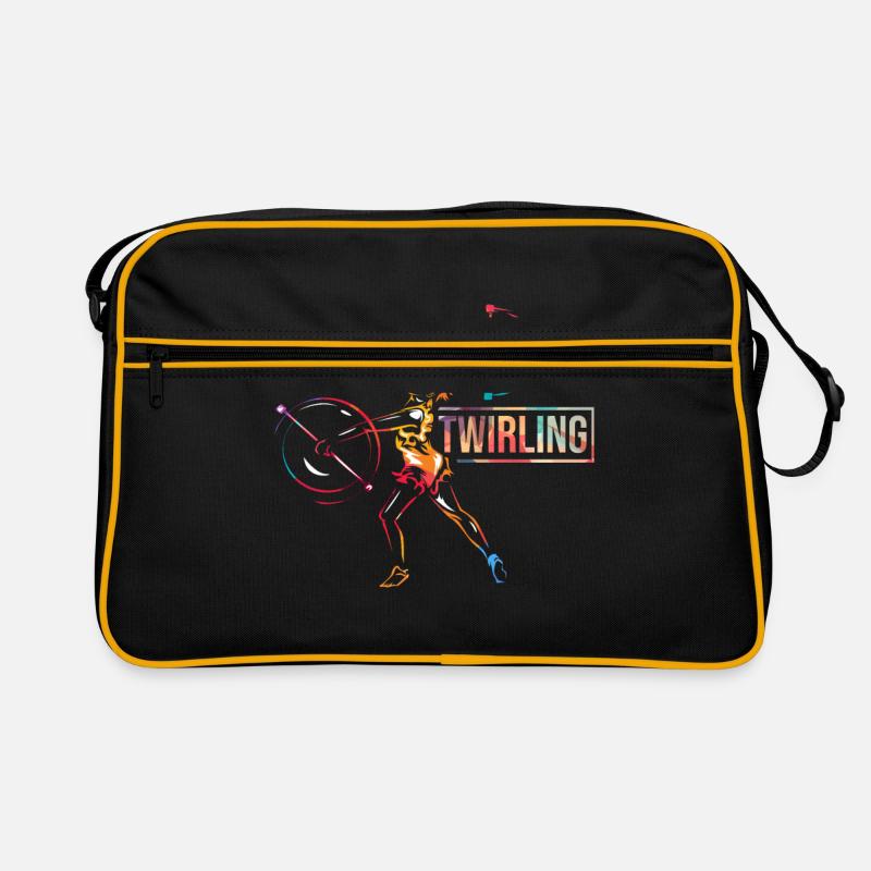 Baton Twirling Geschenk Retro Tasche