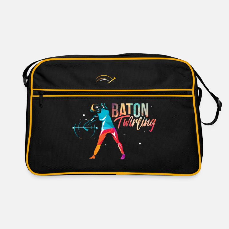 Baton Twirling Geschenk Retro Tasche