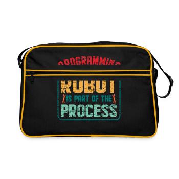 robot - Retro Bag - black/gold - Front