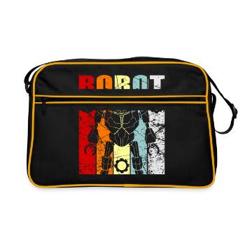 robot - Retro Bag - black/gold - Front