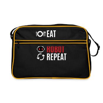 robot - Retro Bag - black/gold - Front