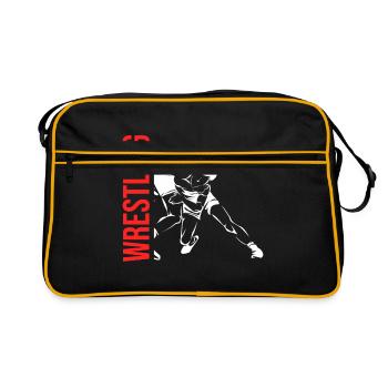 Lutte de lutte - Sac Retro - noir/or - Devant