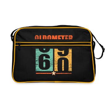 60e anniversaire - Sac Retro - noir/or - Devant
