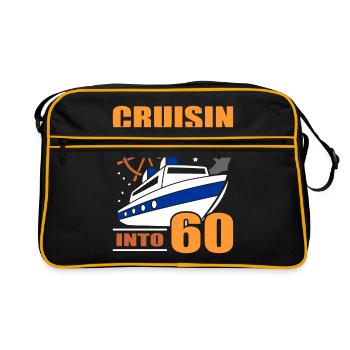60e anniversaire - Sac Retro - noir/or - Devant