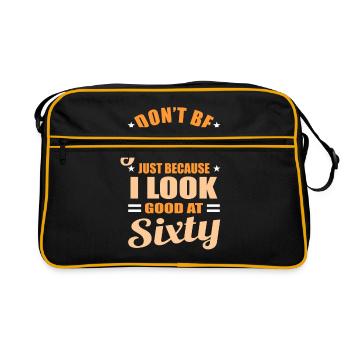 60e anniversaire - Sac Retro - noir/or - Devant
