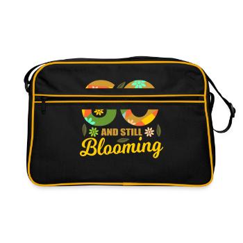 60e anniversaire 60 ans 60e cadeau de fête 196e - Sac Retro - noir/or - Devant