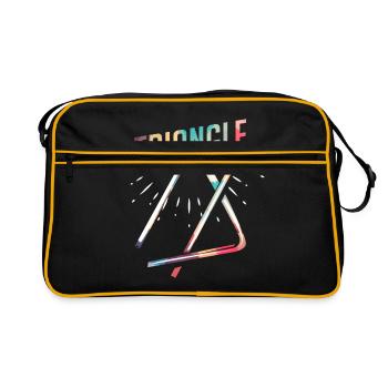 Triangle instrument gift - Retro Bag - black/gold - Front