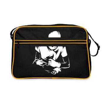 Dentist gift - Retro Bag - black/gold - Front
