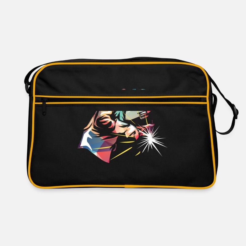 Welder welding Retro Bag