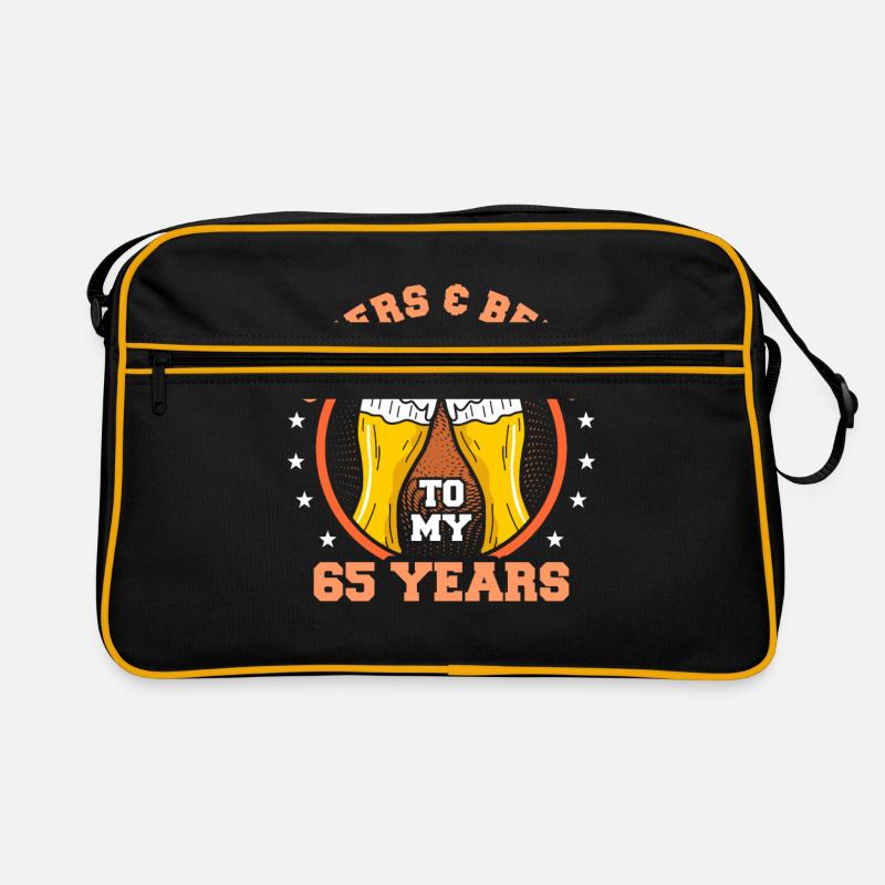 65. Geburtstag Retro Tasche