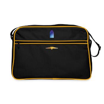plane - Retro Bag - black/gold - Front