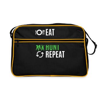 zombie - Retro Bag - black/gold - Front