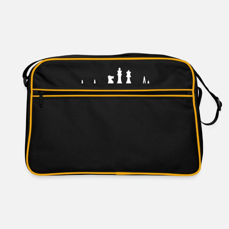 Echecs - Sac Retro - noir/or