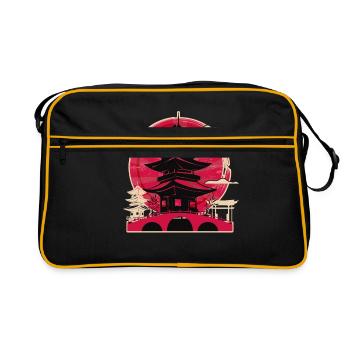 Japon - Sac Retro - noir/or - Devant