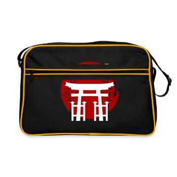 Japon - Sac Retro - noir/or - Devant
