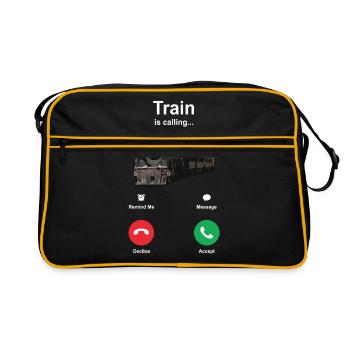 Train - Sac Retro - noir/or - Devant