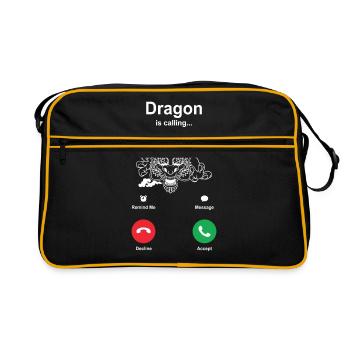 Dragon - Sac Retro - noir/or - Devant