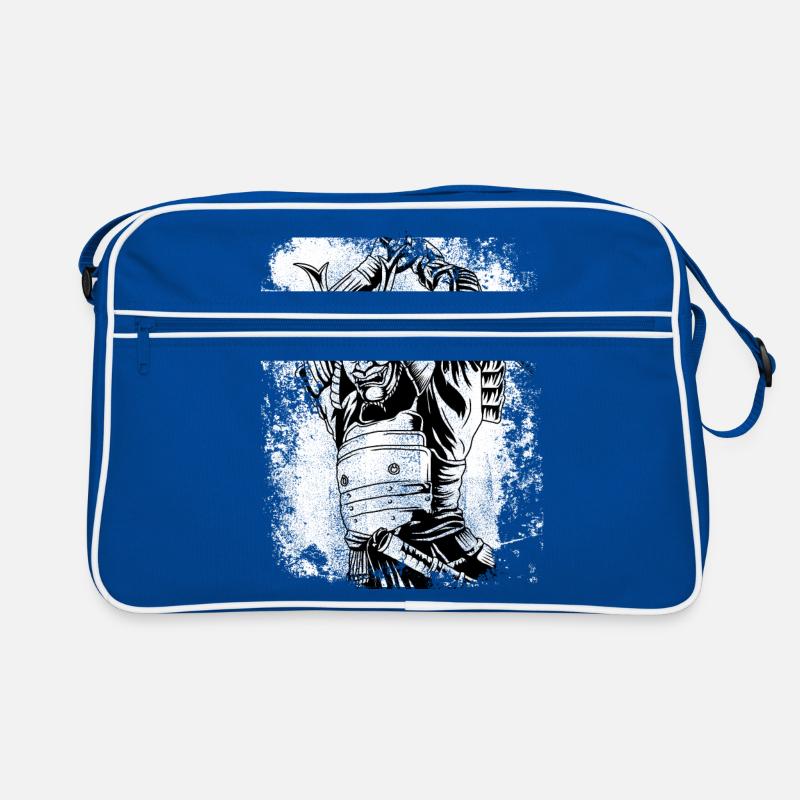Vintage samurai shirt japan 7 virtues samurai Retro Bag