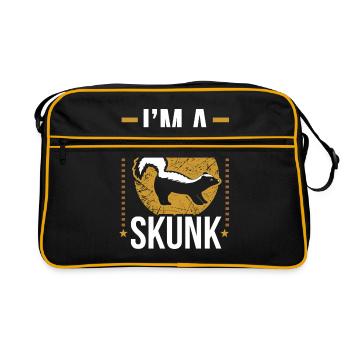 Skunk - Retro Bag - black/gold - Front