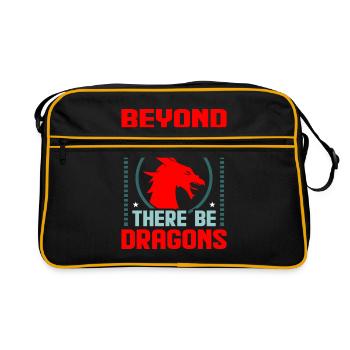 Dragon - Sac Retro - noir/or - Devant