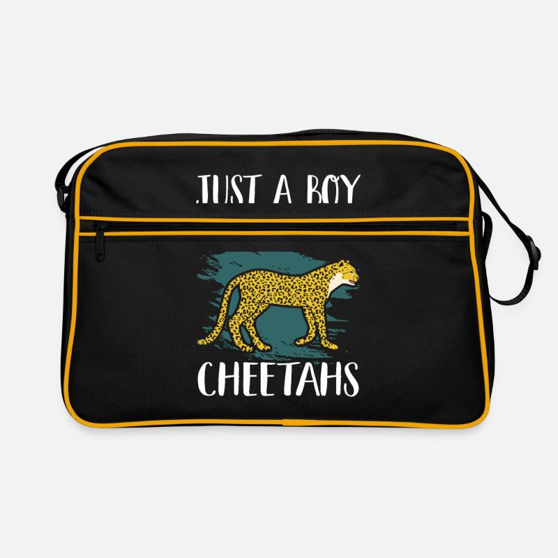 cheetah - Retro Bag - black/gold