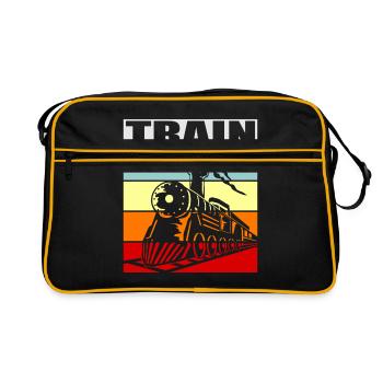 train - Sac Retro - noir/or - Devant