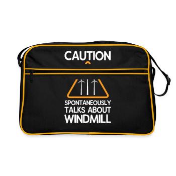 Windmill - Retro Bag - black/gold - Front