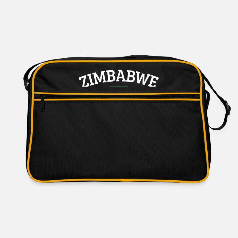 Zimbabwe - Sac Retro - noir/or