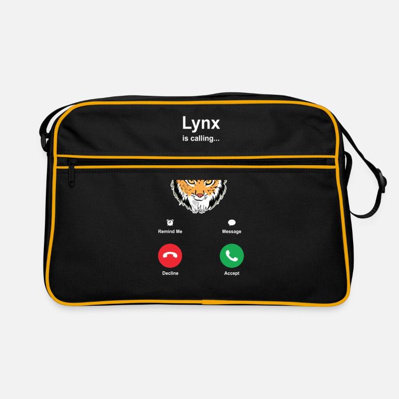 Lynx - Sac Retro - noir/or