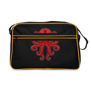 Mandolin Bluegrass Gift Octopus Mandolin - Retro Bag - black/gold - Front