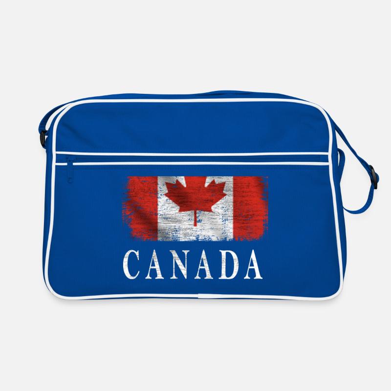 Canada, Canada flag Retro Bag