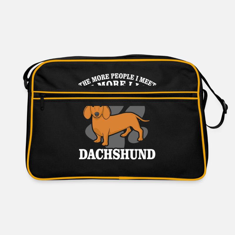 Dachshund Dachshund Retro Bag