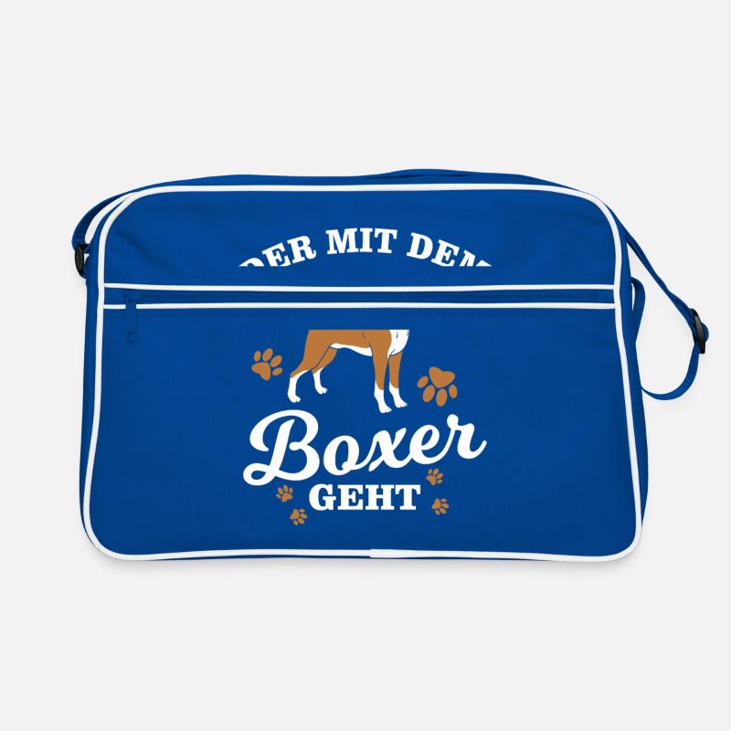 Boxer dog Retro Bag