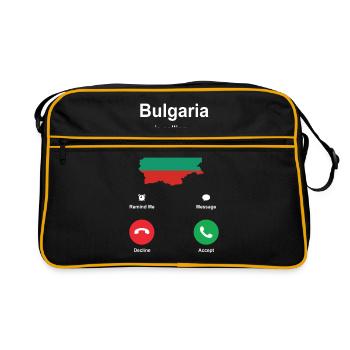 Bulgaria - Retro Bag - black/gold - Front