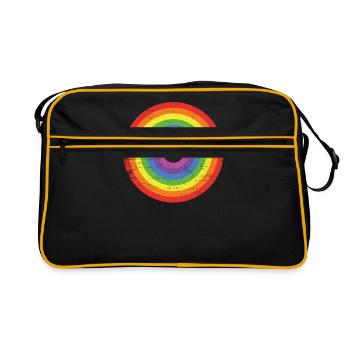 Rainbow - Retro Bag - black/gold - Front